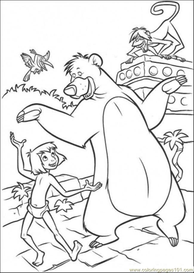 650x912 Guarda Tutti I Disegni Da Colorare Di Mowgli E Baloo Www