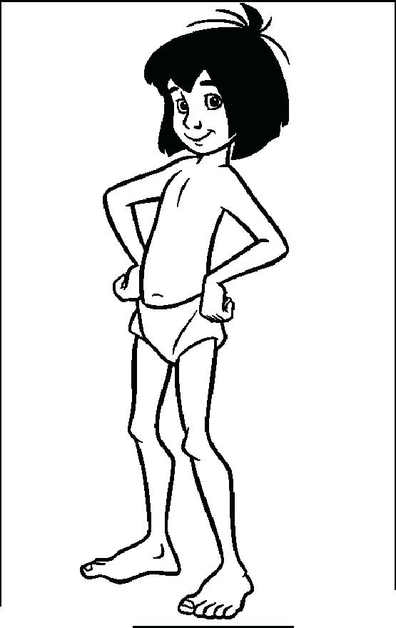 555x879 Mowgli Coloring Pages