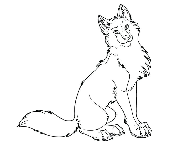 Coloring Page Of A Wolf 700x599 Coloring Page Of A Wolf
