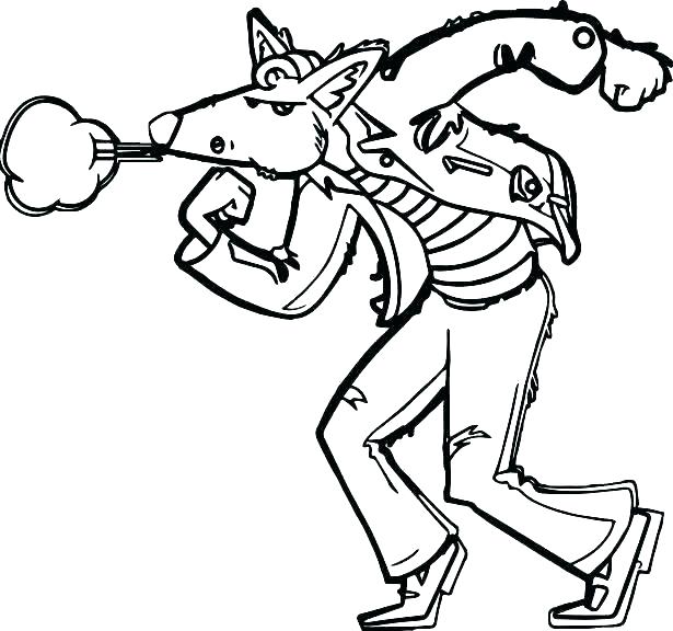 Coloring Page Wolf 615x576 Coloring Page Wolf
