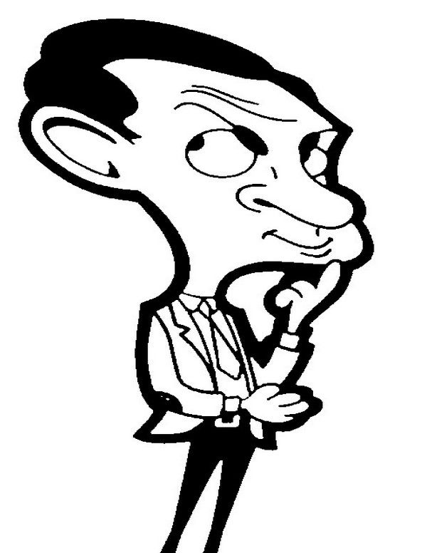 Mr. Bean Coloring Pages 2 Coloring Pages For Kids 600x776 Mr. Bean Coloring Pages 2 Coloring Pages For Kids