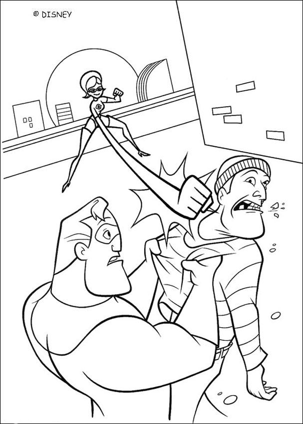 607x850 Incredibles 2 Coloring Pages