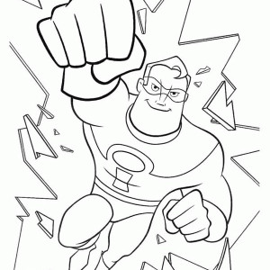 300x300 Mr Incredibles Marrying Elastigirl In The Incredibles Coloring