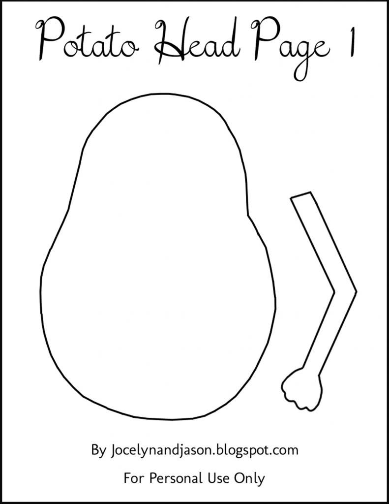 Mr Potato Head Coloring Page'7863 791x1024 Mr Potato Head Coloring Page'7863