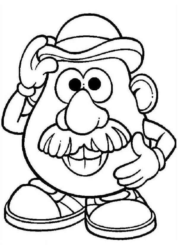 Mr Potato Head Coloring Page Awesome Mr Potato Head Coloring Page 600x848 Mr Potato Head Coloring Page Awesome Mr Potato Head Coloring Page