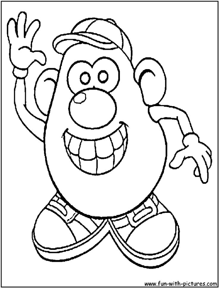 Mr Potato Head Coloring Page at GetColorings.com | Free printable ...