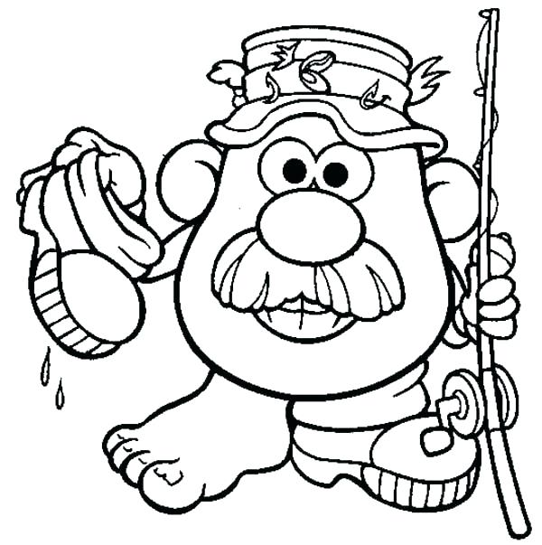 Mr Potato Head Coloring Pages Potato Head Coloring Pages Potato 600x603 Mr Potato Head Coloring Pages Potato Head Coloring Pages Potato