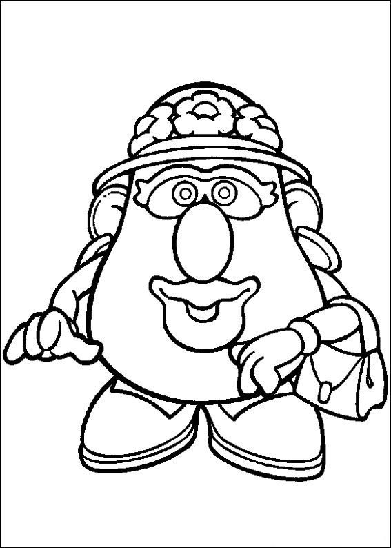 Toy Story Mr And Mrs Potato Head Coloring Pages Coloring Page Mr 567x794 Toy Story Mr And Mrs Potato Head Coloring Pages Coloring Page Mr