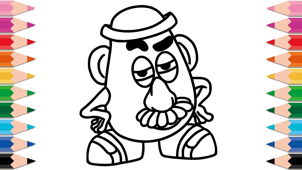 How To Draw Toy Story Mr Potato Head Coloring Pages Drawing And 1280x720 How To Draw Toy Story Mr Potato Head Coloring Pages Drawing And