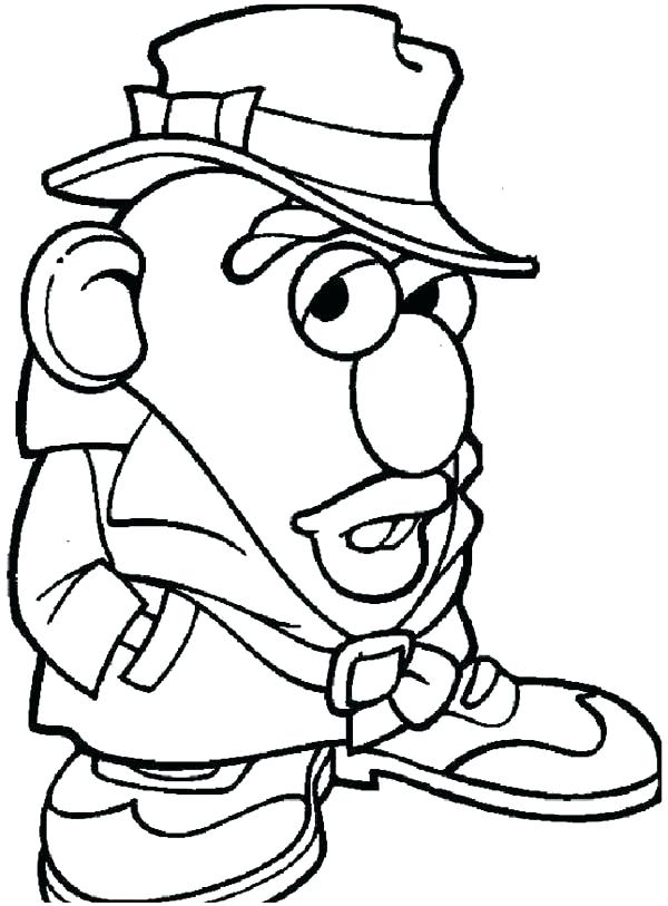 Mr Potato Head Coloring Potato Coloring Pages Potato Head Free 600x813 Mr Potato Head Coloring Potato Coloring Pages Potato Head Free