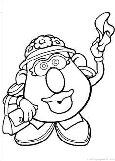 Mr Potato Head Printable Coloring Pages at GetColorings.com | Free ...