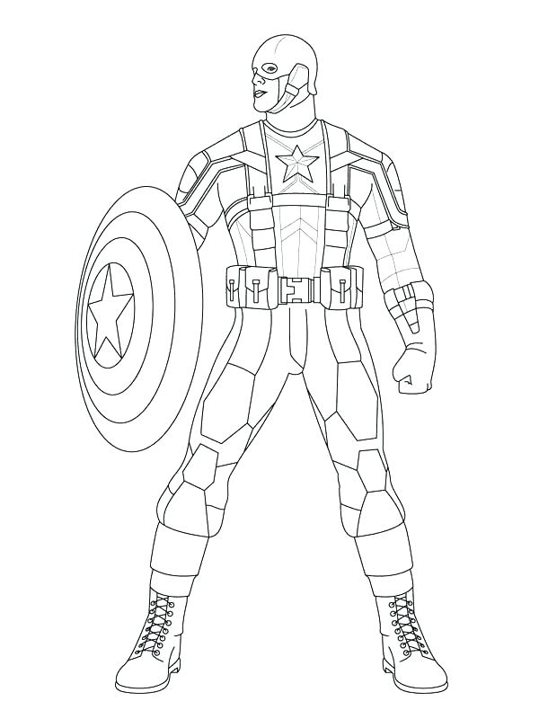 600x800 Captain America Shield Coloring Page Captain Shield Coloring Page