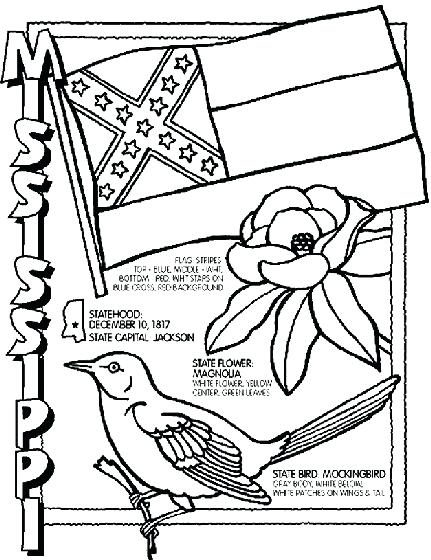 431x560 State Coloring Pages State Symbol Coloring Page By Crayola Print