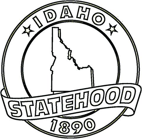 480x470 State Coloring Pages Symbols Coloring Pages State Michigan State