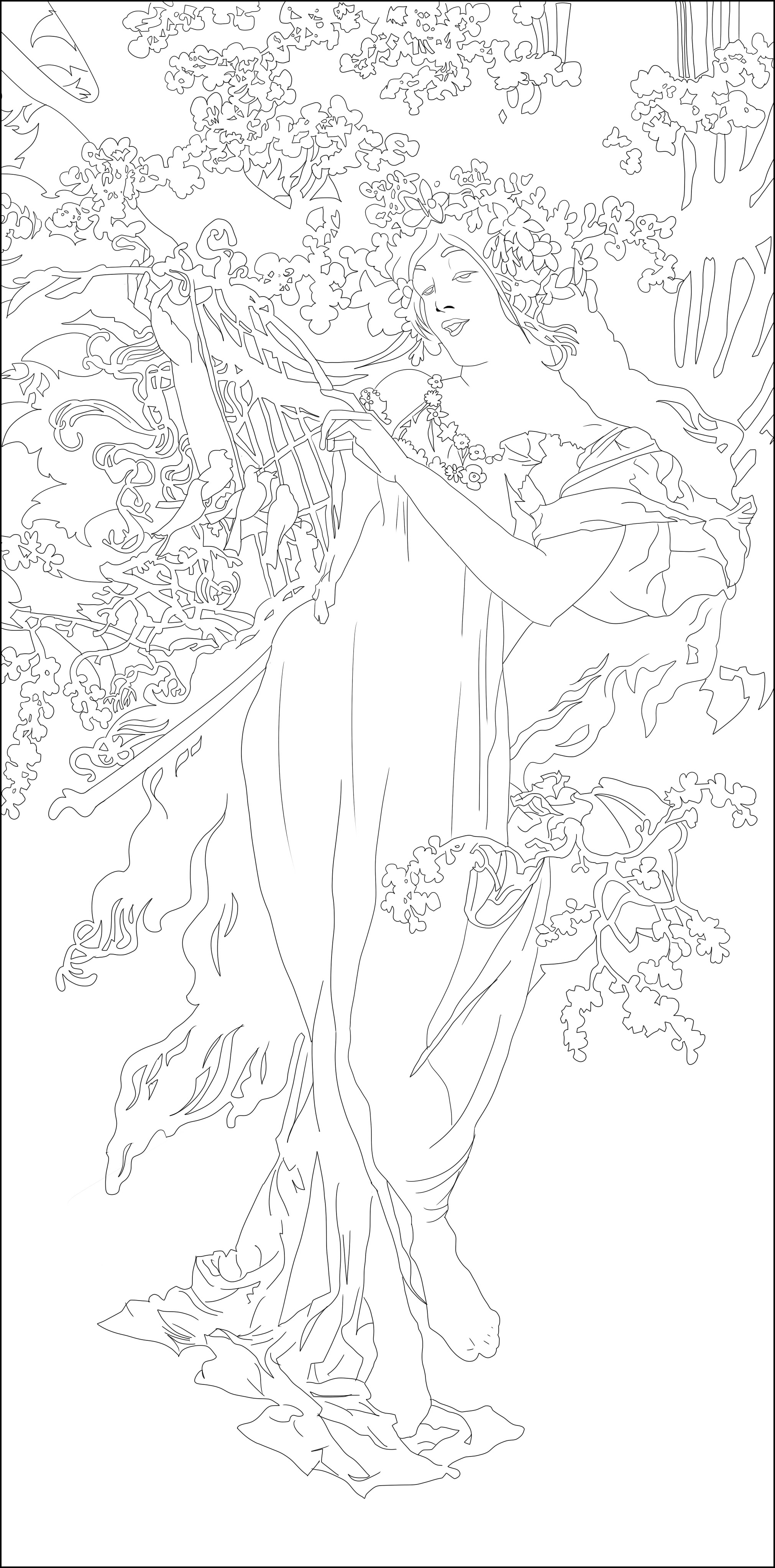 2022x4092 Art Nouveau