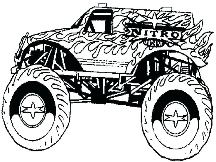 Mud Truck Coloring Pages 6