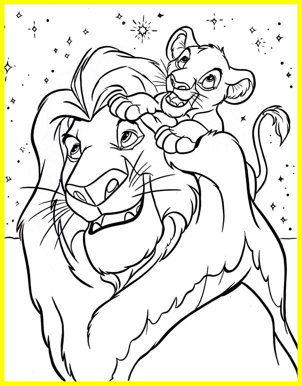 Mufasa Coloring Page at GetColorings.com | Free printable colorings ...