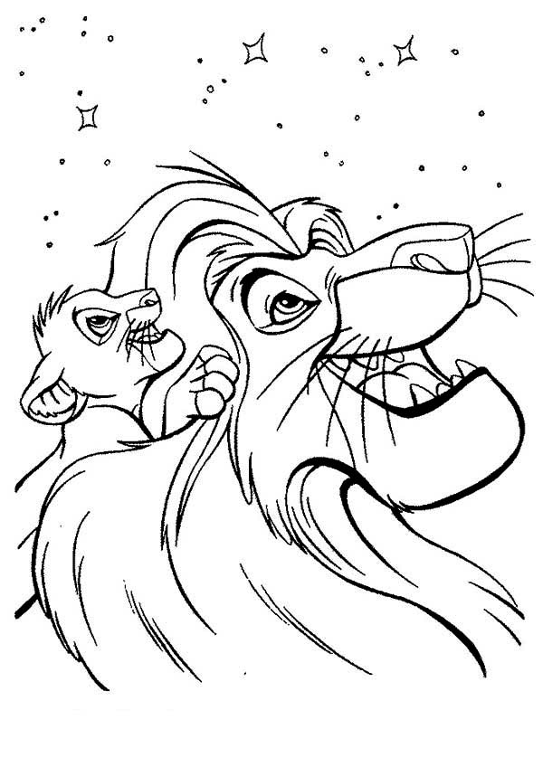 Mufasa And Simba Looking 600x848 Mufasa And Simba Looking