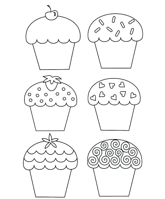 580x698 Muffin Coloring Page Cupcake Color Page Cupcake Color Page Cupcake
