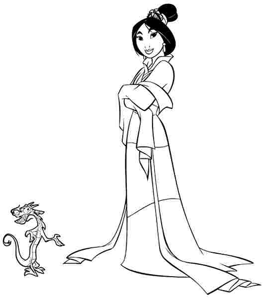 Free Colouring Pages Disney Princess Mulan For Girls Amp Boys Has 533x600 Free Colouring Pages Disney Princess Mulan For Girls Amp Boys Has