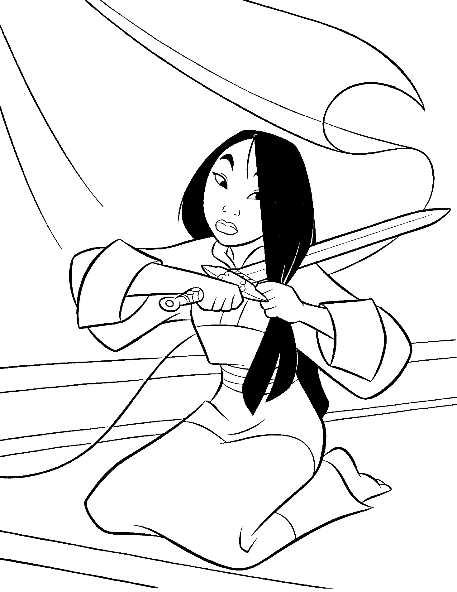 Mulan Coloring Pages 1467x1899 Mulan Coloring Pages