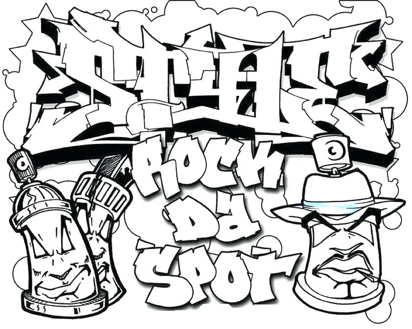 Printable Graffiti Coloring Pages Printable Graffiti Coloring 840x672 Printable Graffiti Coloring Pages Printable Graffiti Coloring