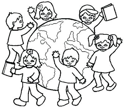 Children Coloring 400x346 Children Coloring