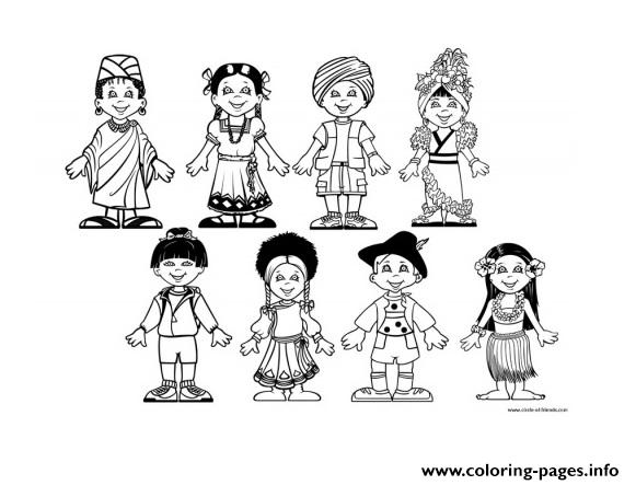 Capricious Multicultural Colouring Pages Diversity Kids 581x443 Capricious Multicultural Colouring Pages Diversity Kids