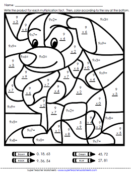 Math Color Worksheets Multiplication Worksheets 262x344 Math Color Worksheets Multiplication Worksheets