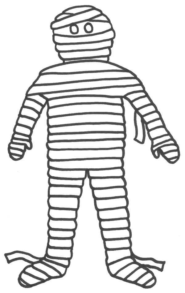 Mummy Coloring Pages 600x947 Mummy Coloring Pages