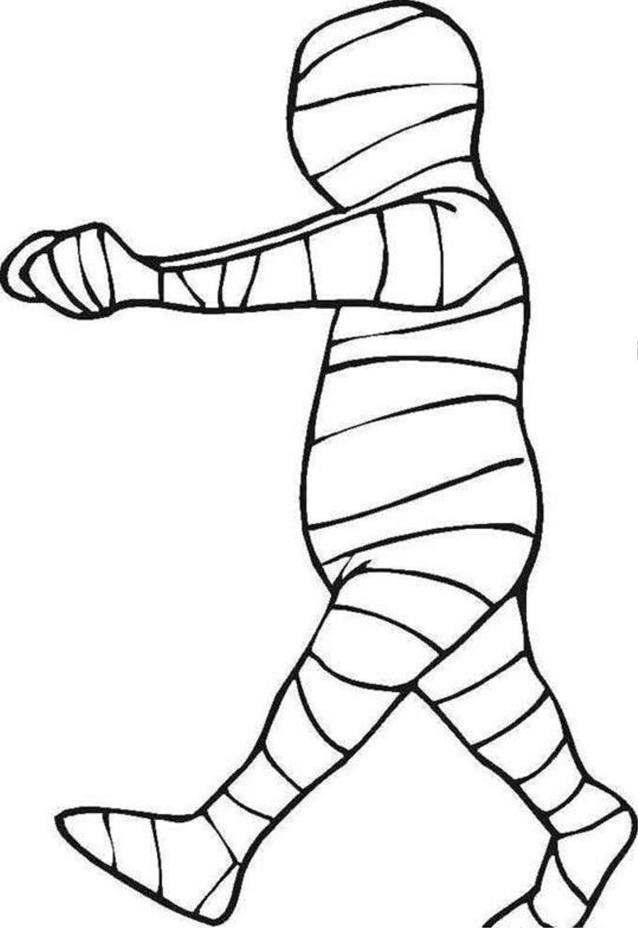 Egyptian Mummy Coloring Pages 900x1309 Egyptian Mummy Coloring Pages