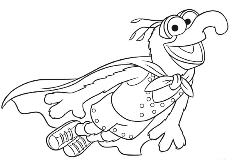 794x567 Muppets Christmas Coloring Pages