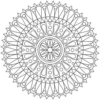 320x320 92 Best Mandalas To Color Images On Mandala Coloring