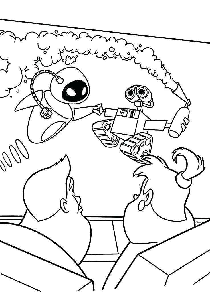 736x1031 Wall E Coloring Page Index Coloring Pages Wall Mural Coloring