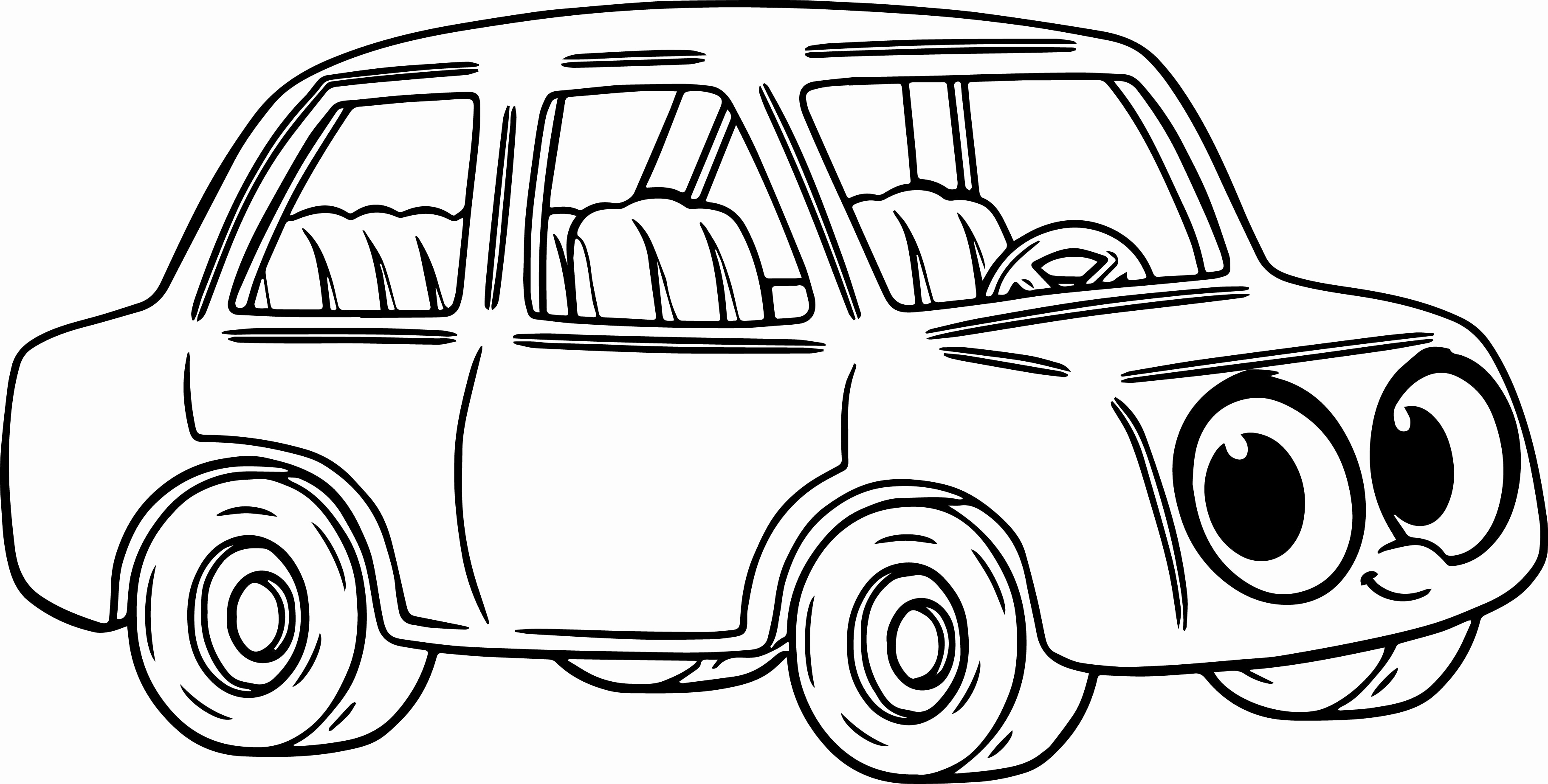 Car Coloring Pages Printable Muscle