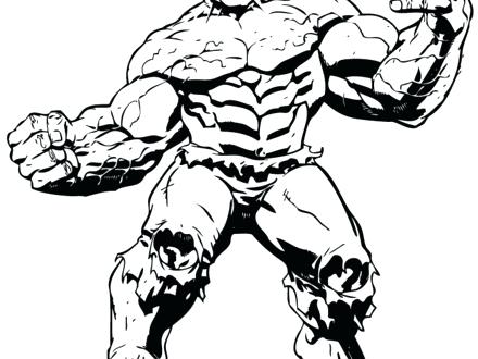 Coloring Pages Of Hulk Big Muscle Incredible Hulk Coloring Page 440x330 Coloring Pages Of Hulk Big Muscle Incredible Hulk Coloring Page