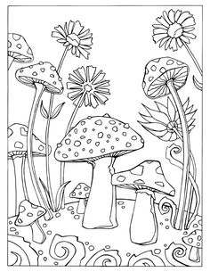236x305 Cartoon Mushroom Coloring Pages How To Draw Mushrooms Step 6