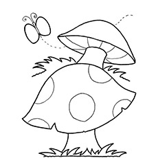 230x230 Modest Decoration Mushroom Coloring Page Top 25 Free Pritable