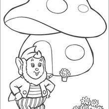 Big Ears' Mushroom House Coloring Pages 220x220 Big Ears' Mushroom House Coloring Pages