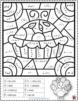 Thanksgiving Music 26 Thanksgiving Music Coloring Pages Tpt 270x350 Thanksgiving Music 26 Thanksgiving Music Coloring Pages Tpt