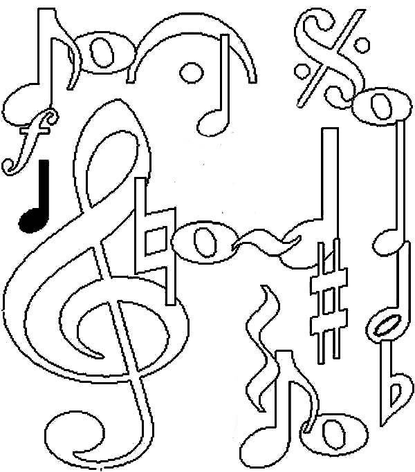 Free Printable Music Notes Coloring Pages Music Coloring Pages 600x683 Free Printable Music Notes Coloring Pages Music Coloring Pages