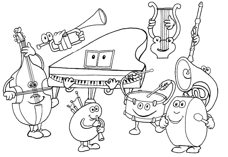 790x545 Music Coloring Pages Educational Coloring Pages