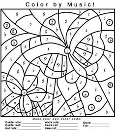 Music Coloring Pages Pdf