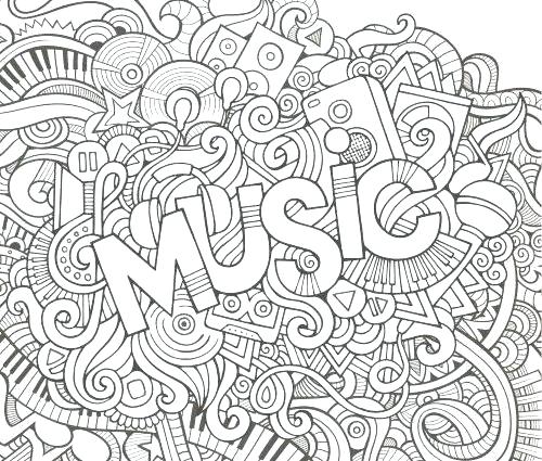 500x425 Music Coloring Pages Music Color Pages X Music Coloring Pages