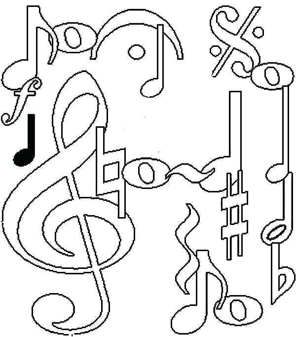 Music Coloring Pages Kids Printable Music Coloring Pages 600x683 Music Coloring Pages Kids Printable Music Coloring Pages
