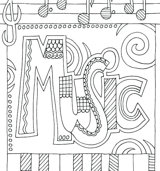 Music Colouring Sheets Music Coloring Pages Music Notes Coloring 564x600 Music Colouring Sheets Music Coloring Pages Music Notes Coloring