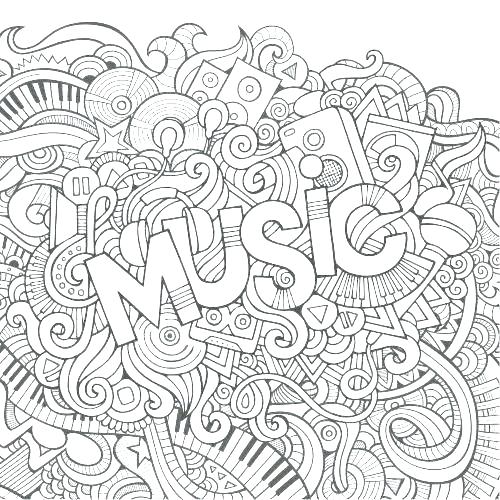 Music Notes Coloring Sheets 500x500 Music Notes Coloring Sheets
