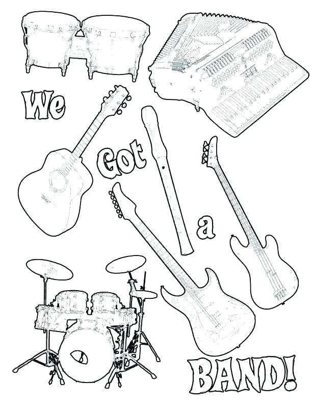 618x800 Coloring Pages Music Musical Coloring Pages Instrument Coloring