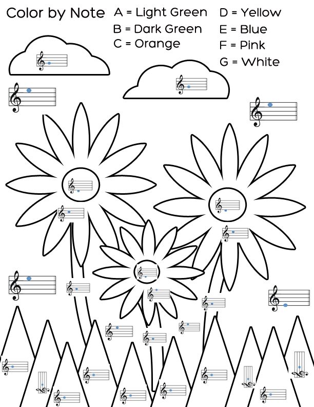 38 Best Color By Note Worksheets Images On Music Ed 612x792 38 Best Color By Note Worksheets Images On Music Ed