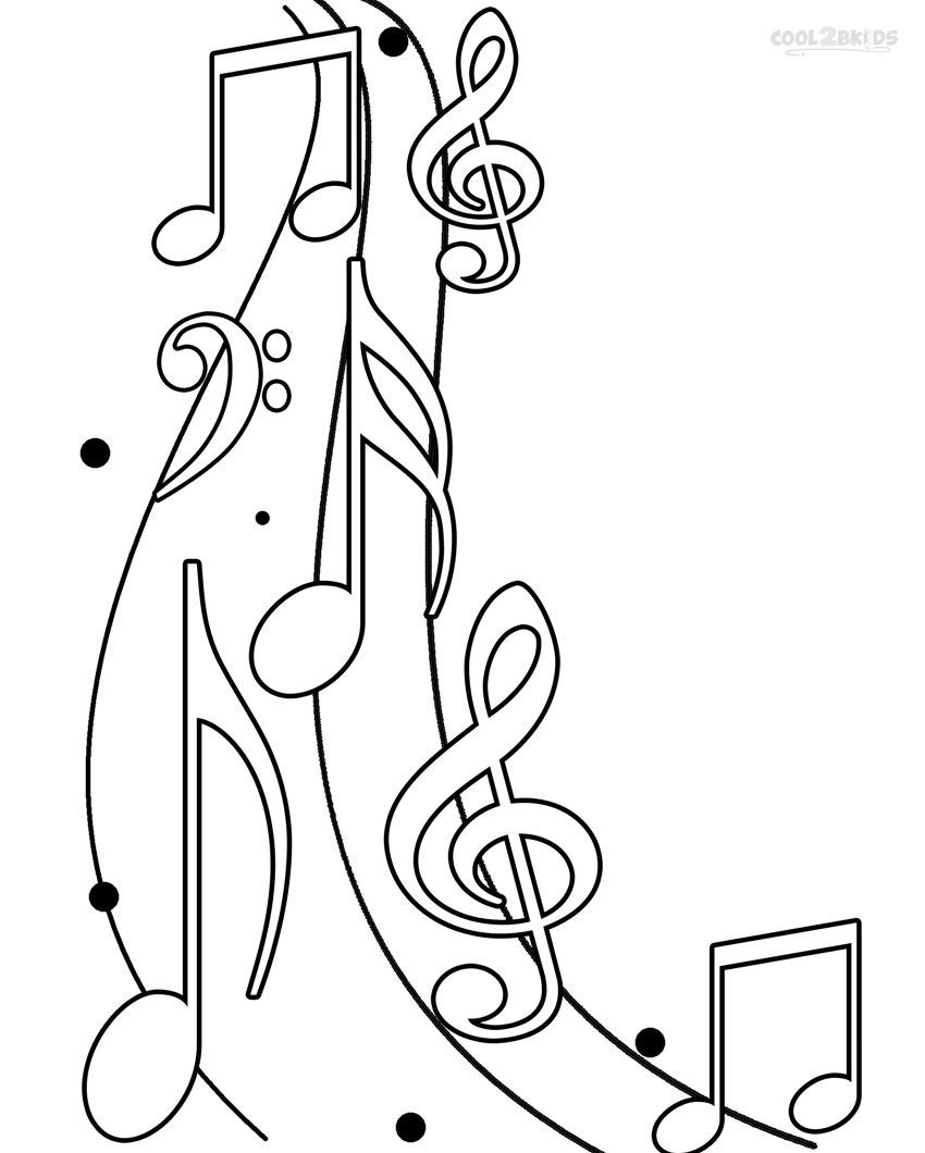 Printable Music Note Coloring Pages For Kids Cool2bkids 850x1060 Printable Music Note Coloring Pages For Kids Cool2bkids